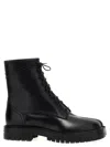 Maison Margiela Black Tabi County Combat High-top Boots