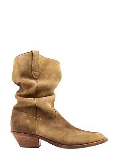 Pre-owned Maison Margiela Tabi Boots In Beige