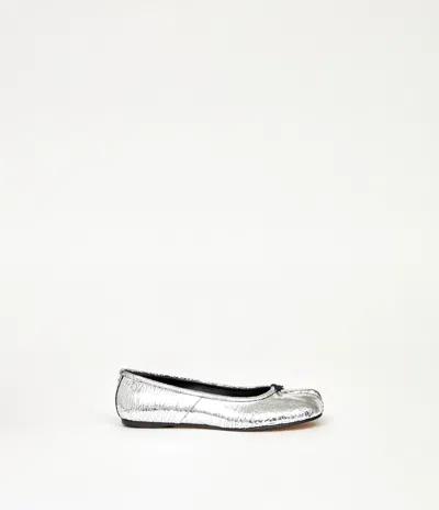 Maison Margiela Tabi Broken Mirror Ballerina Woman Silver