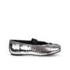 Maison Margiela Tabi Broken Mirror Ballet Flats In Silver