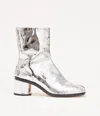 Maison Margiela Tabi Broken Mirror Boots Man Silver