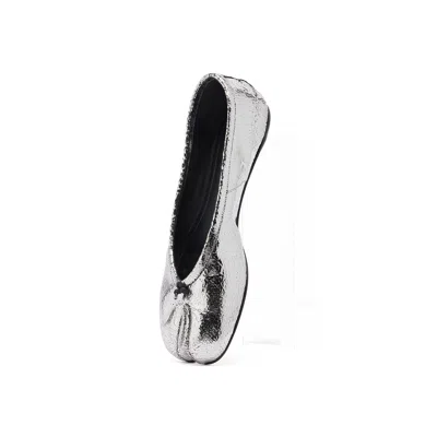 Maison Margiela Tabi Broken Mirror New Ballerinas Woman Silver