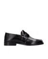 Maison Margiela Split Toe Leather Loafers With Iconic Design