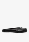 Maison Margiela Tabi Calf Leather Flat Mules In Black