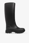 Maison Margiela Tabi Rain Boots In Black