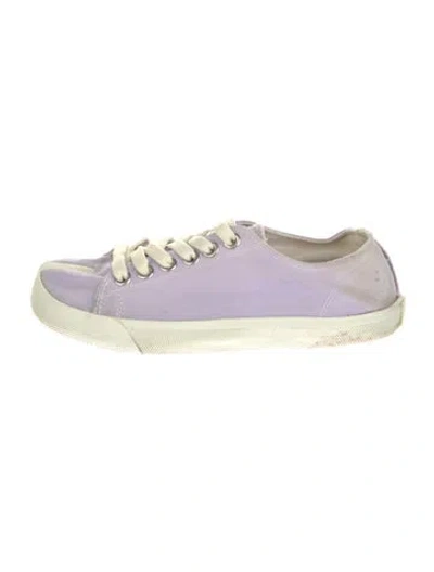 Pre-owned Maison Margiela Tabi Canvas Sneakers Sneakers In Multi