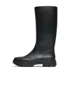 Maison Margiela Tabi Chunky-sole Rain Boots In Black