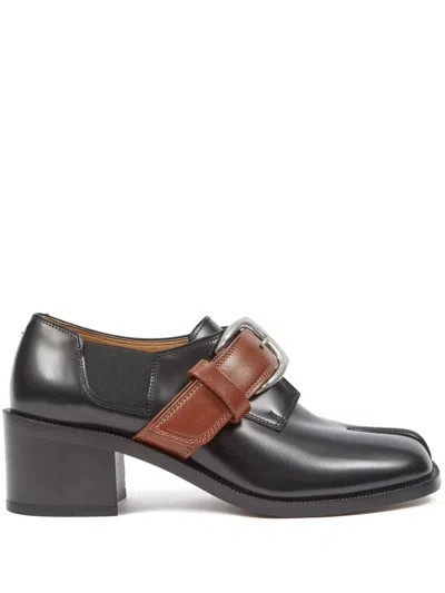 Maison Margiela Tabi City Combat Shoes In Black