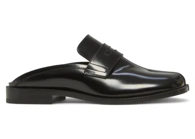 Pre-owned Maison Margiela Tabi City Loafer Open Back Mule (women's) Sneakers In Black