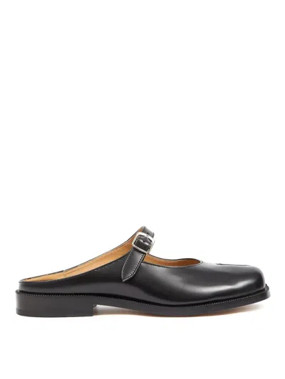 Maison Margiela Tabi City Mary Jane Mule In Black
