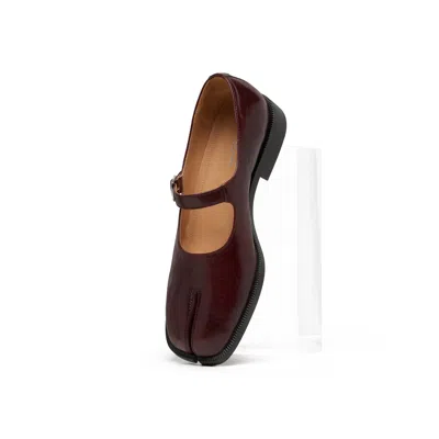 Maison Margiela Tabi City Mary-jane Shoes Woman Vineyard Wine