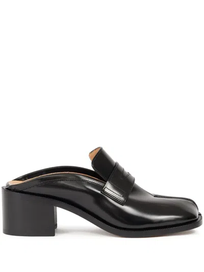 Maison Margiela Tabi City Mules In Black