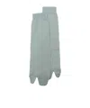 Maison Margiela Tabi Cotton-blend Socks In Gray