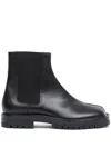 Maison Margiela Tabi Chelsea Boots In Black