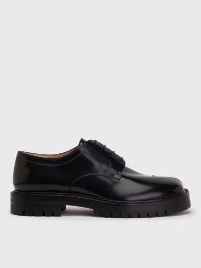 Maison Margiela Tabi Country Lace-up Derby In Black
