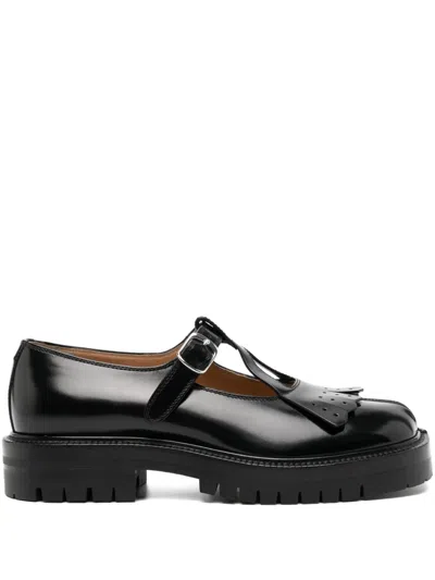 Maison Margiela Tabi Country Mary-janes In Black