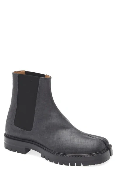 Maison Margiela Tabi County Chelsea Boot In Black