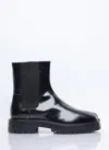 Maison Margiela Tabi Lug Sole Chelsea Boot In Black