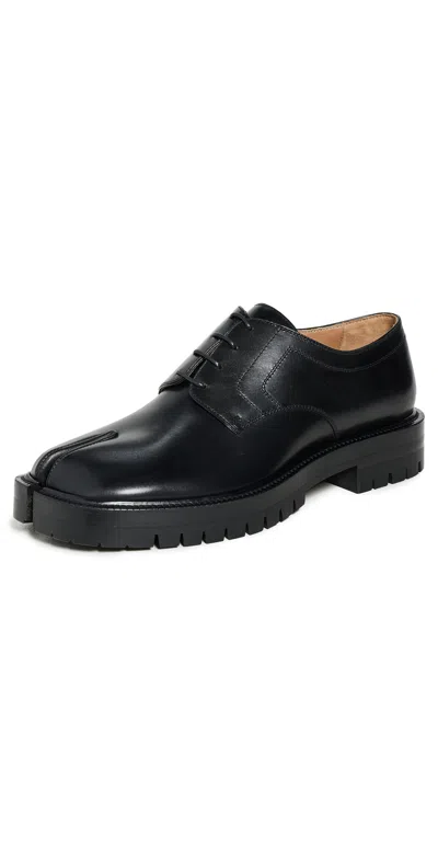 Maison Margiela Brogue Lace Ups In Black