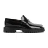 Maison Margiela Tabi County Leather Loafers In Black