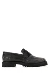 Maison Margiela Taby County Crackled Loafers In Multi