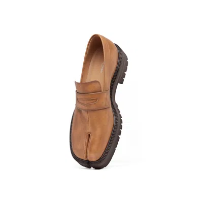Maison Margiela Tabi County Loafers Man Brown