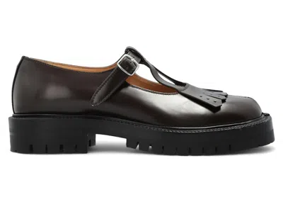 Pre-owned Maison Margiela Tabi County Mary Jane Loafer (women's) Sneakers In Dark Forest In Green