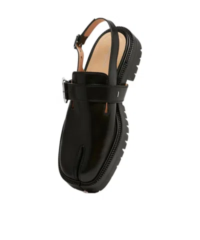 Maison Margiela Tabi County Sandals In H8396 Black