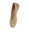 Maison Margiela New Split Toe Metallic Ballerina Shoes In Gold