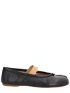 Maison Margiela Tabi Ballerina Shoes In Black