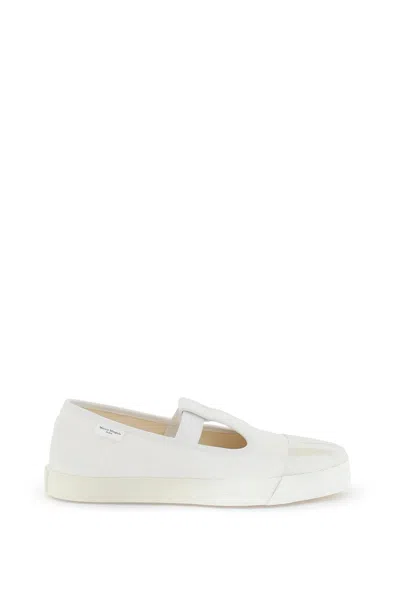 Maison Margiela Tabi Deck Sneakers With In White