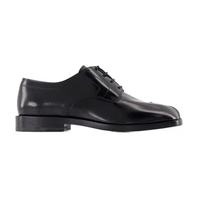 Maison Margiela Tabi Lace-up Shoes In Animal Print