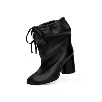 Maison Margiela Tabi Drawstring Ankle Boots Woman Black