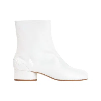 Maison Margiela Tabi H30 Ankle Boots In White