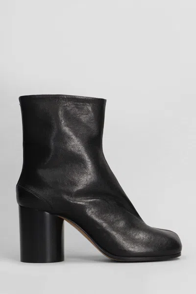 Maison Margiela Tabi  High Heels Ankle Boots In Black