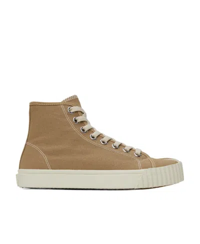 Maison Margiela Tabi High-top Sneakers In Brown