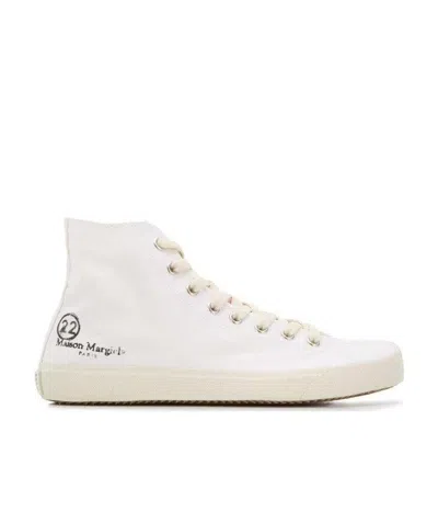 Maison Margiela Tabi High-top Sneakers In White