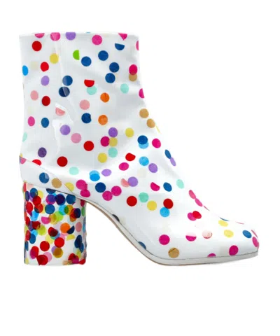 Maison Margiela Tabi High-heeled Ankle Boots In Multi