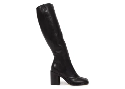 Pre-owned Maison Margiela Tabi Kneehigh Boot (women's) Sneakers In Black