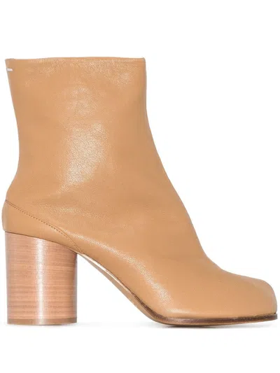MAISON MARGIELA MAISON MARGIELA TABI LEATHER ANKLE BOOTS