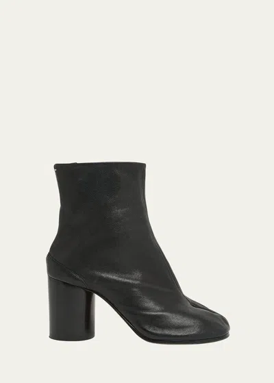 MAISON MARGIELA TABI LEATHER ANKLE BOOTS