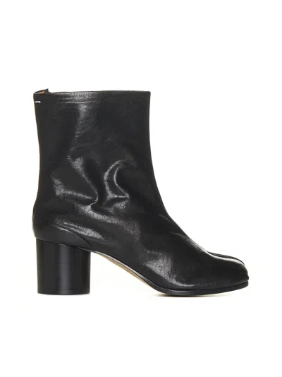 MAISON MARGIELA TABI LEATHER ANKLE BOOTS