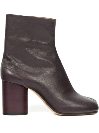 MAISON MARGIELA MAISON MARGIELA TABI LEATHER ANKLE BOOTS