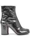 Maison Margiela Tabi 80mm Ankle Boots In Grey