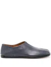 Maison Margiela Woman Loafers Purple Size 8 Leather In Blue