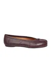 Maison Margiela Women New Tabi Dancer In Brown