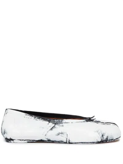 MAISON MARGIELA MAISON MARGIELA TABI LEATHER BALLERINA SHOES