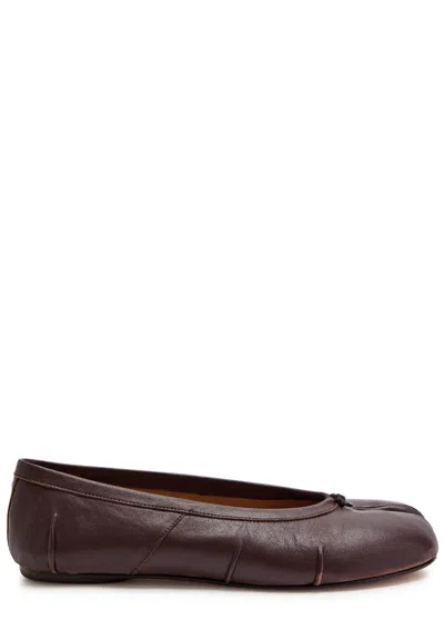 MAISON MARGIELA MAISON MARGIELA TABI LEATHER BALLET FLATS