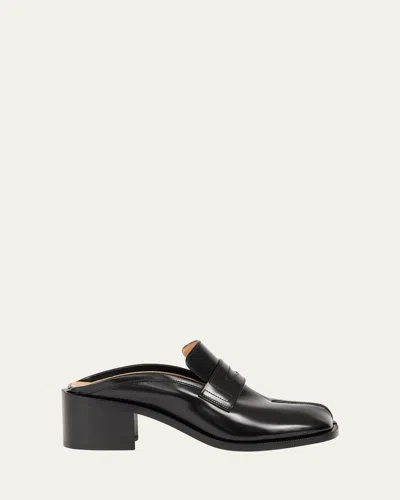 MAISON MARGIELA TABI LEATHER CITY SPLIT-TOE LOAFER MULES