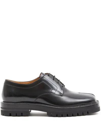 Maison Margiela Brogue Lace Ups In Black
